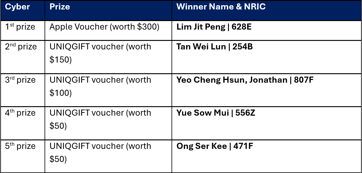 cyber winner